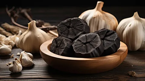 تصویر 2 از سیر سیاه ارگانیک ستاره دخت بدون مواد افزودنی با استاندارد طبیعی